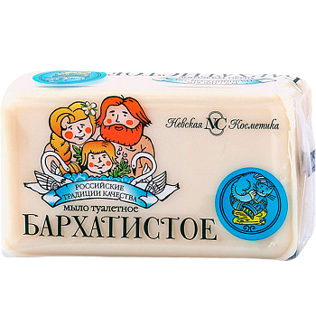 Мыло Невская Косметика Бархатистое 140г (1/48)