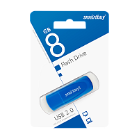 Флеш-накопитель Smartbuy Scout 8GB USB2.0 пластик голубой 