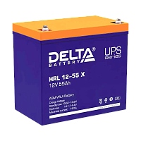 Аккумулятор свинцово-кислотный Delta HRL 12-55 X 12V 55Ah 