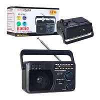 Радиоприемник MRM-Power MR-617BT пластик SD/microSD Jack3.5 bluetooth 5.0 черный (1/40)