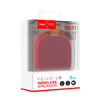 Портативная колонка HOCO BS31 bluetooth 4.2 microSD красный (1/60)