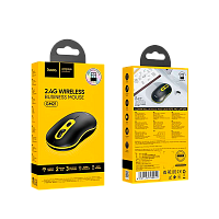 Мышь беспроводная HOCO GM21 классическая USB черный (1/13/130) 
