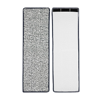 Насадка для швабры Рыжий кот WRING SIMPLE-N микрофибра 35х11.5см серый (1/10/200)