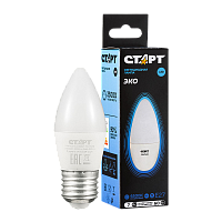 Лампа светодиодная Старт B35 E27 7W 6500К 220V свеча Black матовая (1/10/100)