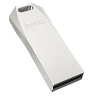Флеш-накопитель HOCO UD4 128GB USB2.0 металл серебряный (1/70)