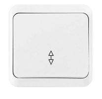 Выключатель Smartbuy "Юпитер" 1-клав.10A проходной белый