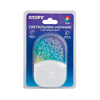 Ночник Старт Meteorite NL 2LED 220V + RGB белый (1/20)