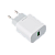 Сетевое З/У GoPower GPQC07 1USB 18W QC3.0 белый (1/200)