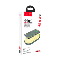 Внешний аккумулятор HOCO S9 5000mAh 1.0A 1USB/Type-C беспр. зар. Qi черный (1/29)
