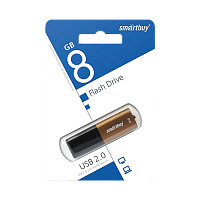 Флеш-накопитель Smartbuy X-Cut 8GB USB2.0 пластик коричневый 