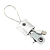 USB кабель REMAX Moss (Micro) RC-079M Серебристый (0.3M, 2.1A)