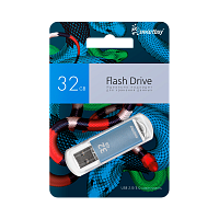 Флеш-накопитель Smartbuy V-Cut Snake Edition 32GB USB2.0 пластик синий