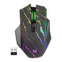 Мышь беспроводная Defender GM-503 URAN игровая USB черный (1/60)