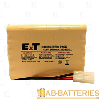 Аккумулятор ET RC-1208TB PK1 JST красный, 12V, 800mAh, Ni-Cd (1/50)
