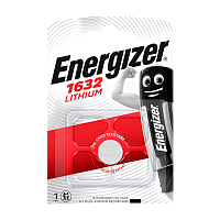 Батарейка Energizer CR1632 BL1 Lithium 3V (1/10/140) 