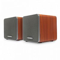 Колонки 2.0 Smartbuy CUBES 6W USB+Jack 3.5мм коричневый (1/20) 