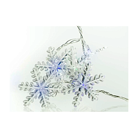 Гирлянда Без бренда LD030M-SW 30LED 1.8м Снежинка