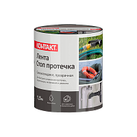 Клейкая лента Контакт Дом Стоп Протечка 1.5м ремонтная армированная пленка прозрачный (1/6/96)