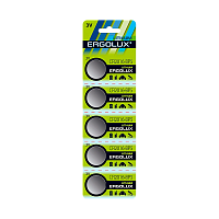 Батарейка Ergolux CR2016 BL5 Lithium 3V (5/100/2000)
