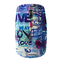 Мышь беспроводная Smartbuy 327AG классическая USB Love (1/40)