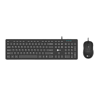 Набор клавиатура+мышь проводной Lenovo CM102 английская раскладка черный