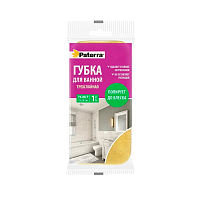 Губка для кафеля Paterra 2в1 15х8х4.5см трехслойная (1/20)