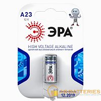 Батарейка ЭРА LR23/V23GA/A23/MN21 BL1 Alkaline 12V (1/40/160/15360) 
