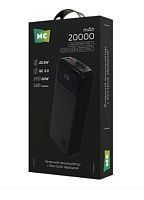 Внешний аккумулятор MORE CHOICE PB29-20 20000mAh 3.0A 22.5W 1USB/2Type-C PD,QC черный (1/10/50)