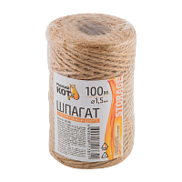 Шпагат растительный Рыжий кот бобина диаметр 1.5мм 100м. (1/5/310)