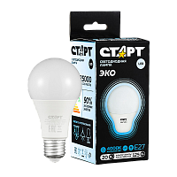 Лампа светодиодная Старт GLS E27 20W 4000К 220V груша Black матовая (1/10/100)