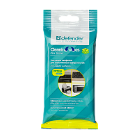 Влажные салфетки Defender CLN30200 Optima 20шт. для поверхностей пакет с подвесом (1/38)