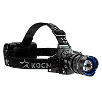 Фонарь налобный Космос KOC854Lit от аккумулятора (1/10/60)