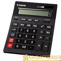 Калькулятор полноразмерный Canon AS-444 II 12-разрядный для бухгалтеров с прорезиненными ножками чер