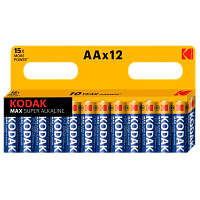 Батарейка Kodak MAX LR6 AA BL12 Alkaline 1.5V (12/120/720/17280) 