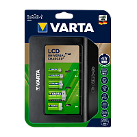 З/У для аккумуляторов Varta LCD Universal Charger (57678) AA/AAA/Крона/C/D 4 слота