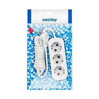 Удлинитель Smartbuy 3р.С/З 16A 7.0м белый (1/40)