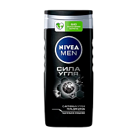 Гель для душа мужской Nivea Сила Угля 250мл (1/12)
