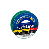 Изолента Safeline 19мм*25м ПВХ зеленый (10/160)