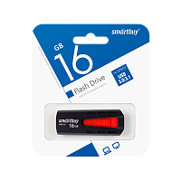 Флеш-накопитель Smartbuy Iron 16GB USB3.0 пластик черный красный 