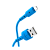 Кабель HOCO X30 USB (m)-microUSB (m) 1.2м 2.0A TPE синий (1/30/300)