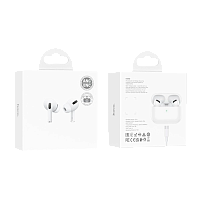 Наушники вставные HOCO EW68 bluetooth 5.4 с микр. белый (1/14/140) 
