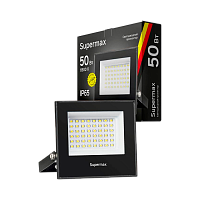 Прожектор светодиодный Supermax 50W IP65 6500К дневной (1/40)