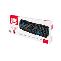 Клавиатура беспроводная Smartbuy 231 игровая USB мультимед. черный синий (1/20)