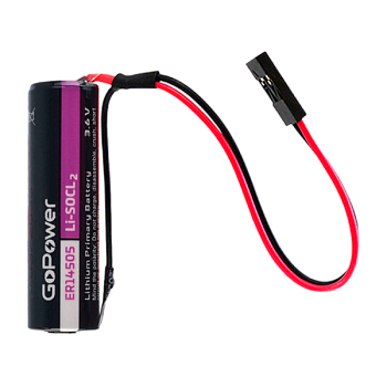 Батарейка GoPower ER14505M PC1 Li-SOCl2 3.6V высокоток.