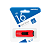 Флеш-накопитель Smartbuy Stream 16GB USB3.0 пластик красный