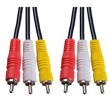 Кабель Perfeo AC3R-020M 3xRCA (m)-3xRCA (m) 2м (1/25)