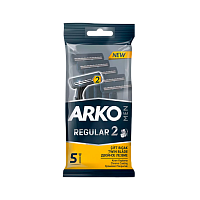 Бритва одноразовая Arko "MEN Regular 2" 2 лезвия 5шт. (1/40)