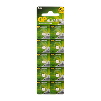 Батарейка GP G1/LR621/LR60/364A/164 BL10 Alkaline 1.5V отрывные (10/250/5000) R