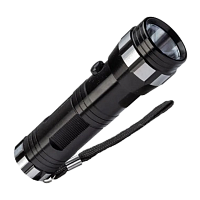 Фонарь универсальный Космос 108B 1W LED от батареек IP54 1 режим черный (1/60/120)