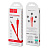Кабель AUX HOCO UPA18 Jack 3.5mm (m)-Lightning (m) 1.0м TPE красный (1/31/310)